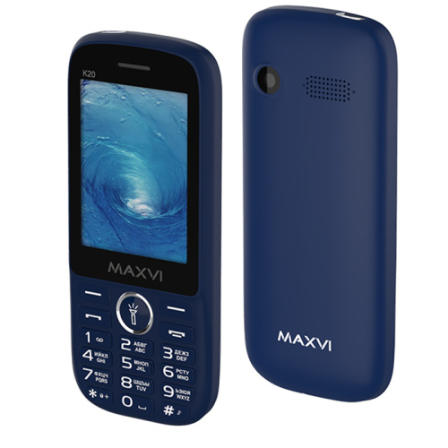 Тел.maxvi k20 синий (eac)