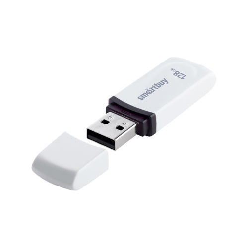 128gb usb smartbuy paean белая