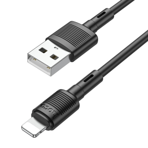 Кабель usb hoco x83 lightning черный