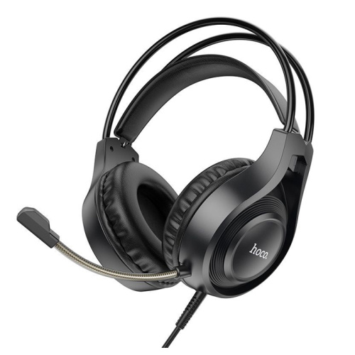 Игровые наушники hoco w106 с микрофоном черные