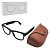 Очки smart glasses футляр (rayban) коричневый