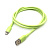 Кабель usb sata x30 lightning зеленый