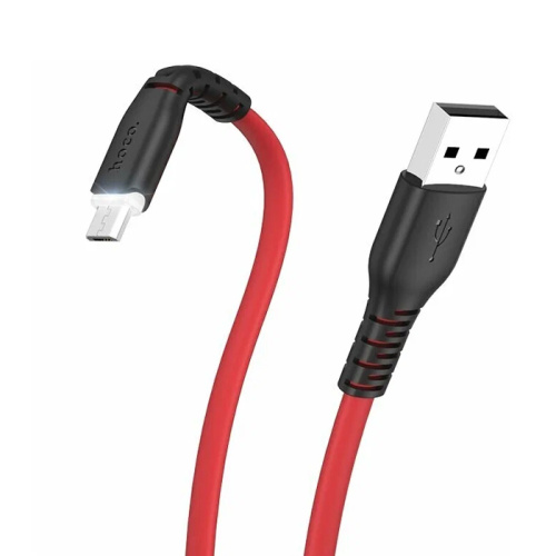 Кабель usb hoco x44 micro красный 
