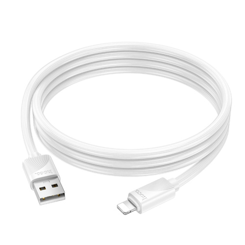 Кабель usb hoco x114 lightning белый
