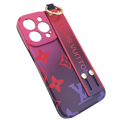 Чехол-силикон print brends grip для iphone 14 pro max розовый