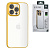 Чехол-крышка green lion elite case with matte electroplating bumper для iphone 14 pro max золотой