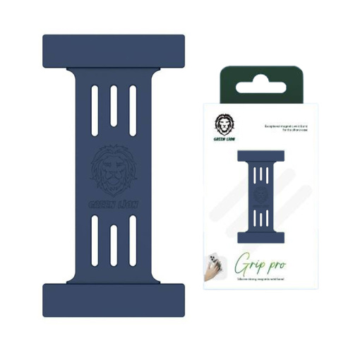 Держатель для телефона green lion grip strong magnetic синий