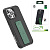 Чехол-крышка green lion series 79 leather stand для iphone 14 pro черно-зеленый