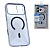 Чехол-крышка #66 j-case crystal iphone 17 pro max голубой