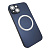 Чехол-силикон magnetic2 cam protect с лого для iphone 13 черный