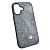 Чехол-крышка swarovski стразы для iphone 16 серый