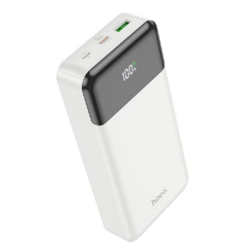 Пзу hoco j102a 20000mah (pd20w/qc3.0) белый