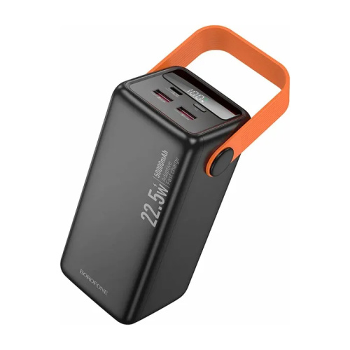 Пзу borofone bj66a 50000mah (pd20w/qc3.0) белый