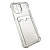 Чехол-силикон card holder iphone 12 pro (6.1) темно-прозрачный