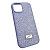 Чехол-крышка swarovski стразы для iphone 13/14 сиреневый