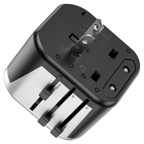 Сзу hoco ac5 (2usb/1розетка/12w) черное