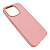Чехол-крышка leather case для iphone 14 pro max светло-розовый