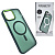 Чехол-крышка #83 magnetic collection mil-std для iphone 13 pro max зеленый