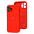 Чехол-силикон silicone case аналог (cam.protec) для iphone 12 pro (6.1) красный