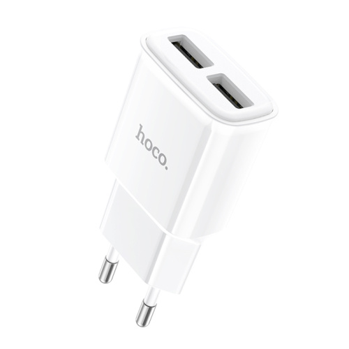 Сзу hoco c88a (2usb/2.4a) белый