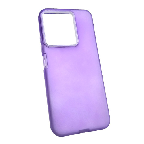 Чехол-крышка knit transparent для xiaomi redmi 15c фиолетовый