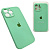 Чехол-силикон silicone case аналог (cam.protec) для iphone 13 pro зеленый