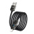 Кабель usb hoco u137 lightning (2.4a) черный 