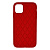 Чехол-крышка silicone case стеганый для iphone 11 pro max красный