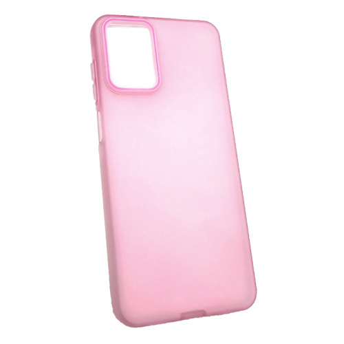 Чехол-крышка knit transparent для Samsung a07 розовый