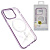 Чехол-силикон #64 clear case для iphone 14 pro max фиолетовый