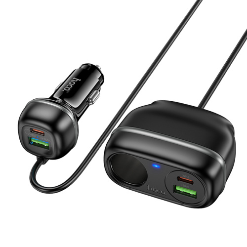 Азу hoco z59a 2usb-c+2usb+slot (pd30w/240w) черное