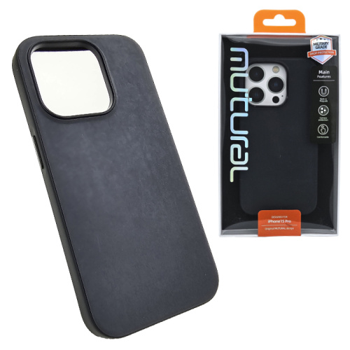 Чехол-крышка mutural woven series для iphone 15 pro черный