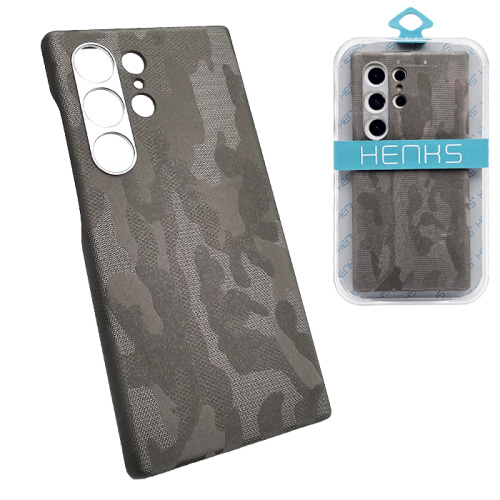 Чехол-крышка henks #56 camo case для Samsung s24 ultra серый