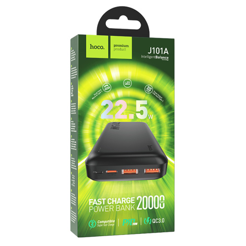 Пзу hoco j101a, 22.5w (20000mah) черные