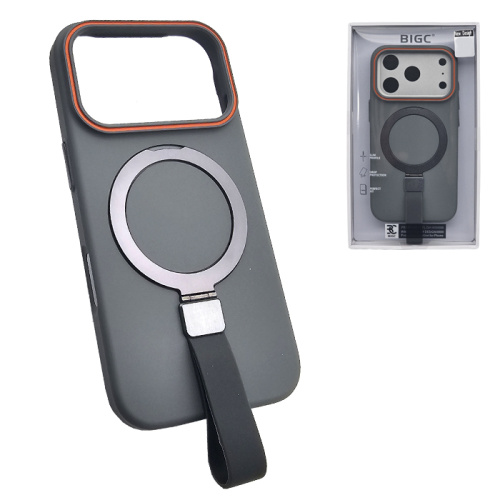 Чехол-крышка #11 bigs stand magsafe для iphone 17 pro серый