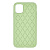 Чехол-крышка silicone case стеганый для iphone 11 pro max зеленый