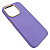 Чехол-крышка leather case для iphone 14 pro фиолетовый