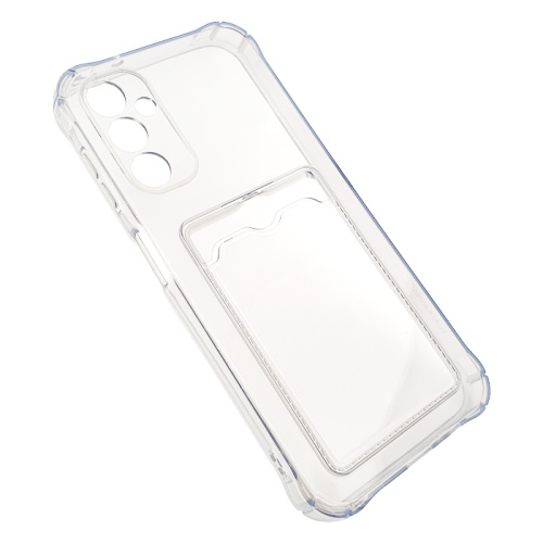 Чехол-силикон card holder Samsung a14 прозрачный