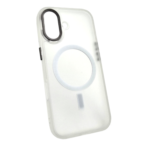 Чехол крышка magnetic collection mil-std для iphone 17 белый