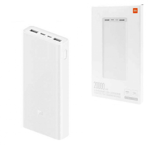 Пзу xiaomi (20000mah) plm18zm белый