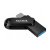 64gb (3.1) usb/c sandisk dual drive go (150mb/s) черный