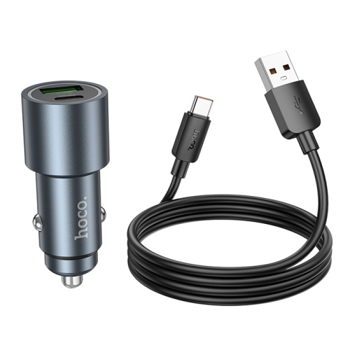 Азу hoco z60 usb на type-c (48w) серый
