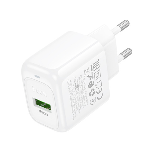Сзу hoco cs52a (usb 18w) белое