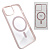 Чехол-силикон #70 clear case magsafe (magnetic) для iphone 13/14 (6.1) розовый