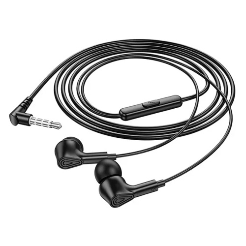 H/f (3.5mm) hoco m102 с микрофоном черные