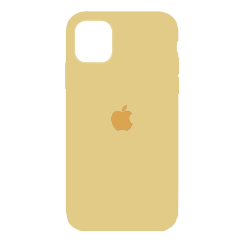 чехол-силикон silicone case NEW для iphone 11 zxc04 желтый 