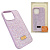 Чехол крышка swarovski lite камни для iphone 13 (6.1) розовый