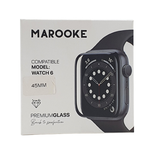 Стекло защитное marooke для Apple watch 6 45mm