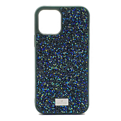 Чехол крышка swarovski камни для iphone 12 pro max (6.7) зеленый