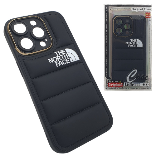 Чехол-силикон the north face chao для iphone 14 pro черный